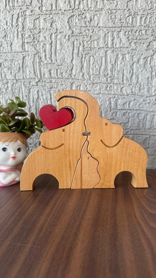 Elephant family of Three