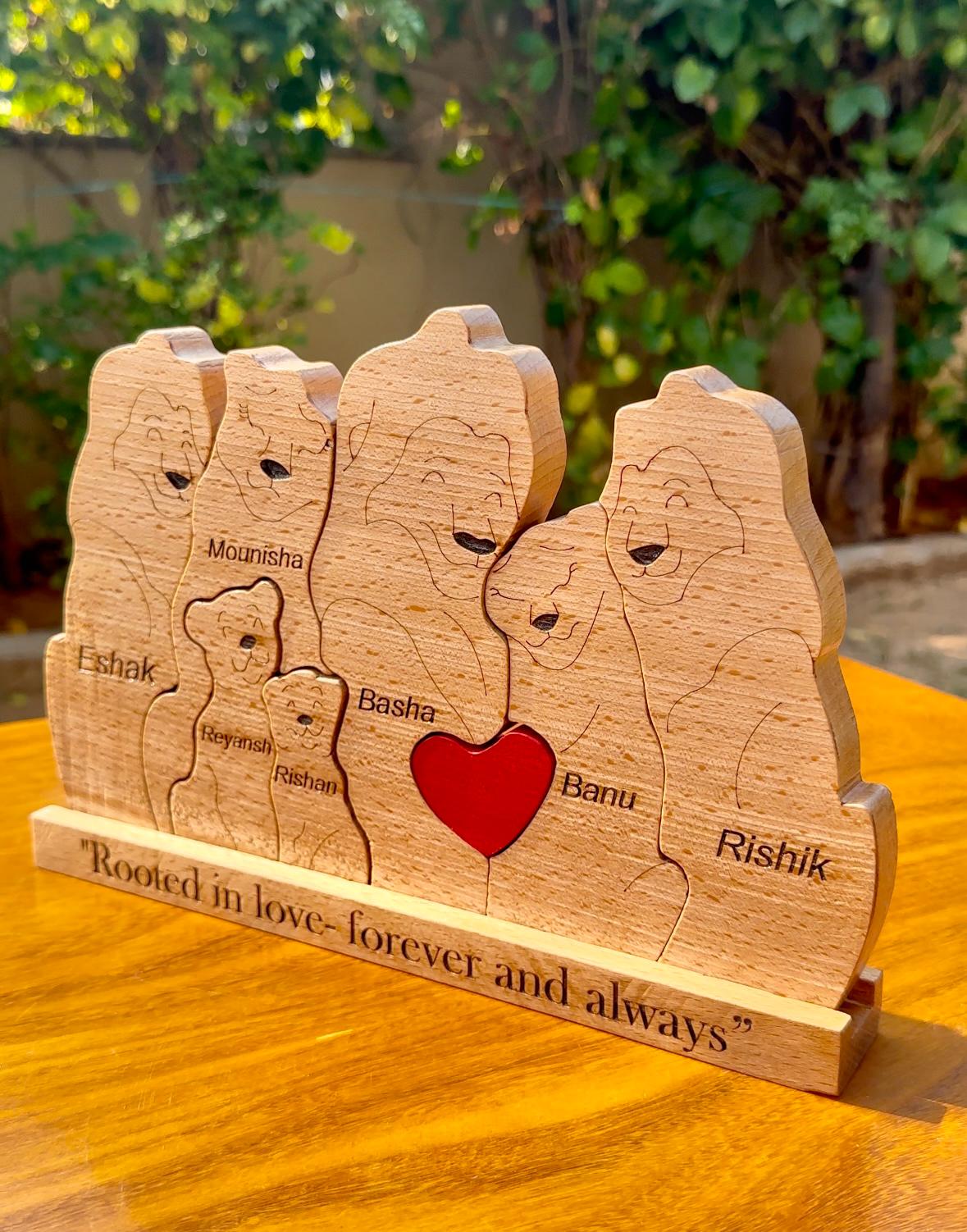 Lion family of Seven