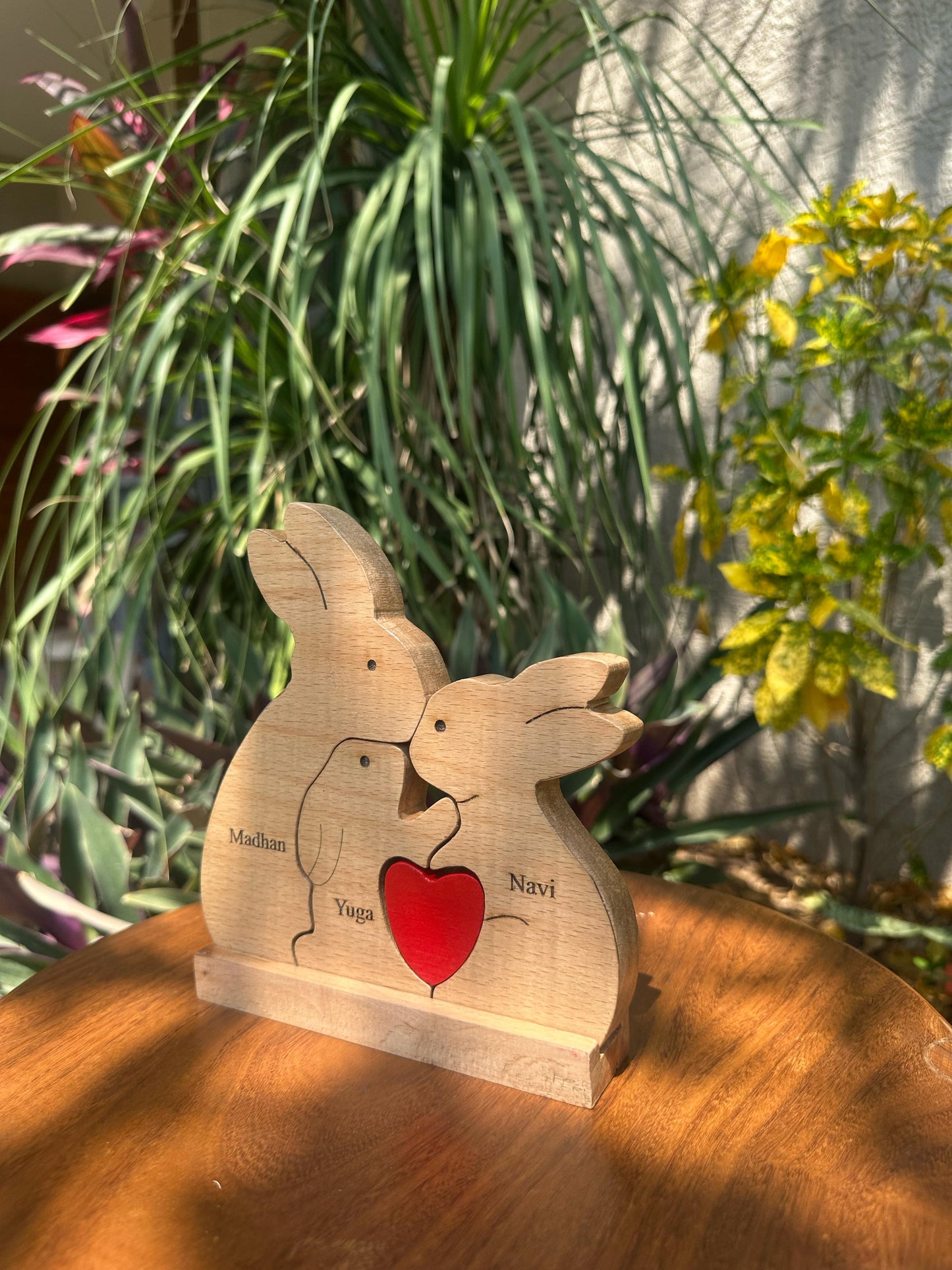 Rabbit family of Three